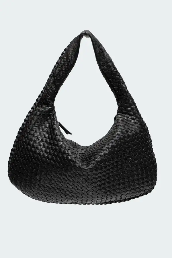 Woven Leather Bag
