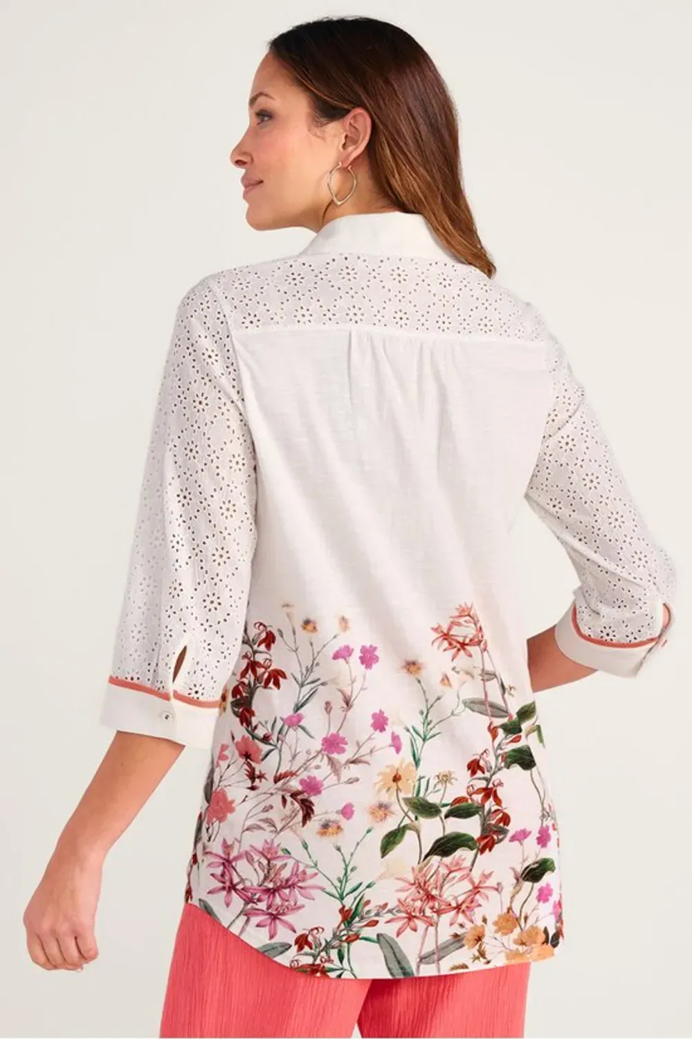 Colleen Printed Tunic Big Shirt