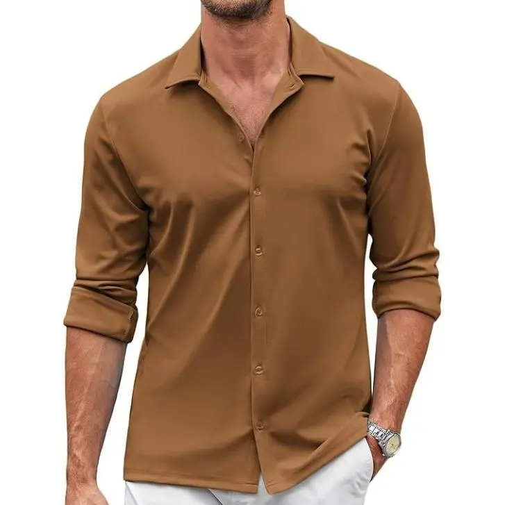 Fall Outfits Men's Shirt Wrinkle Free Dress Shirt