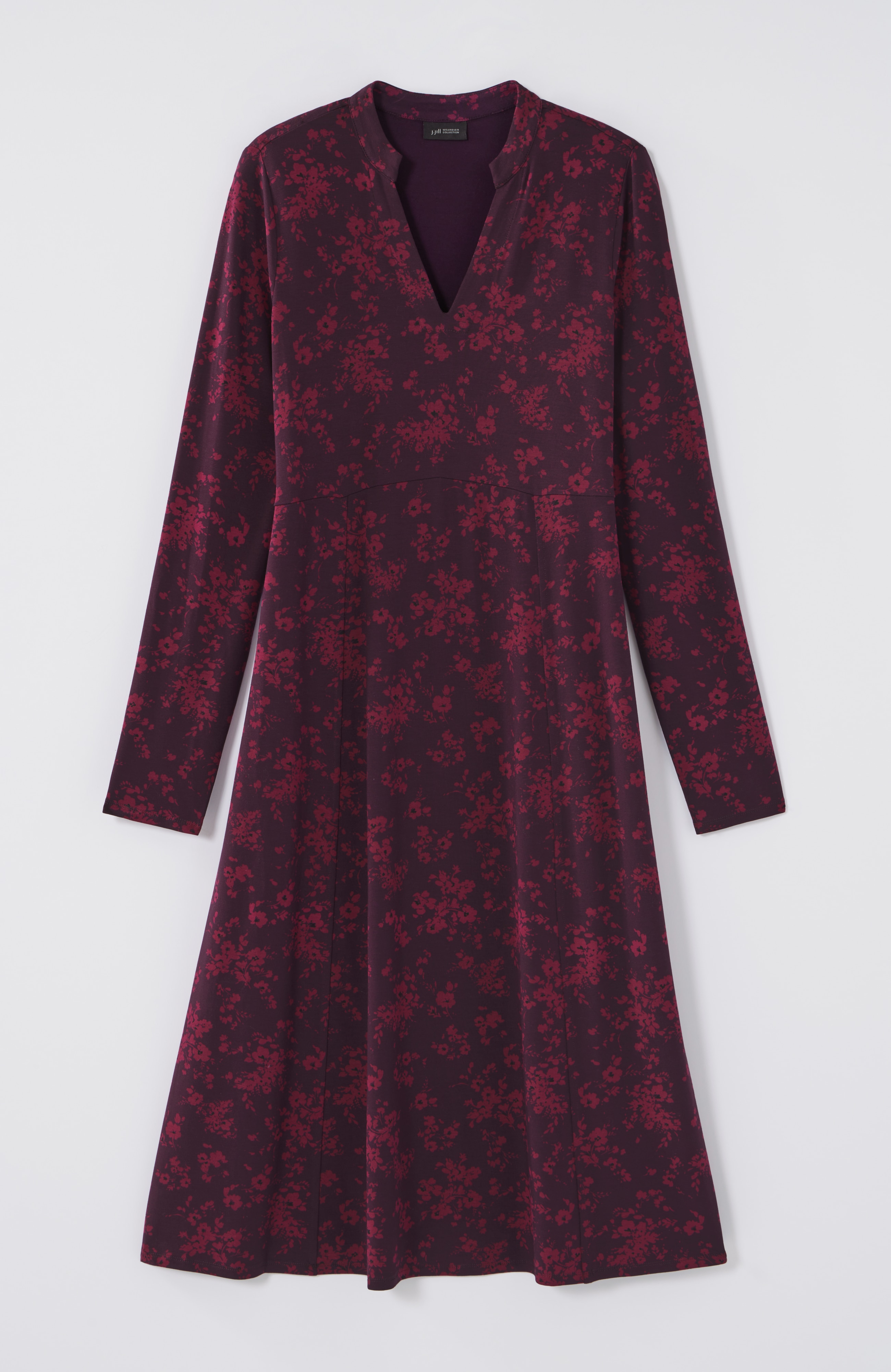 Wearever Princess-Seamed V-Neck Dress