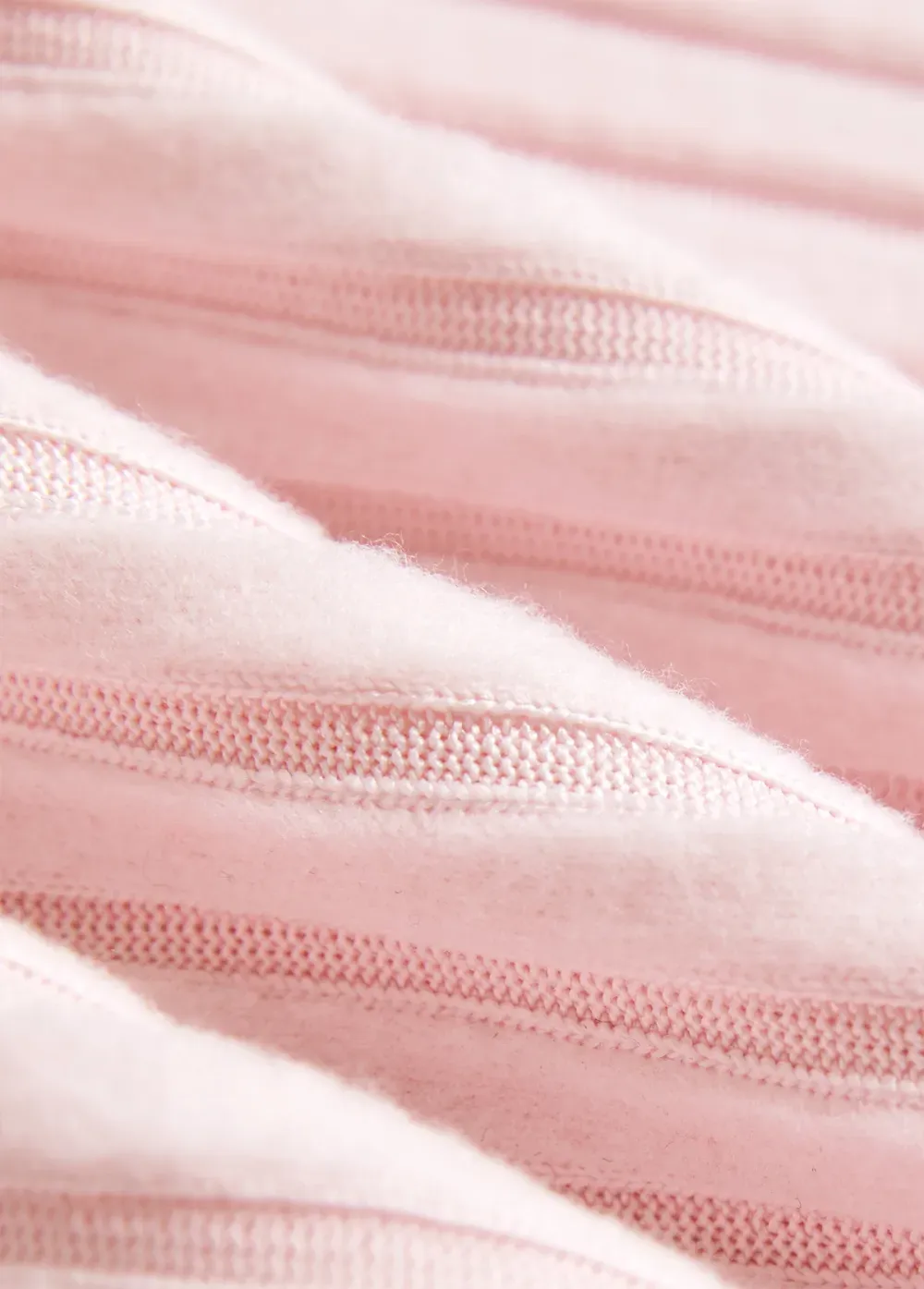 Light Pink Button Long Sleeve Split Neck Sweatshirt