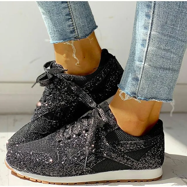 (Clearance Sale⚡) Women's Trainers Athletic Bling Bling Sneakers