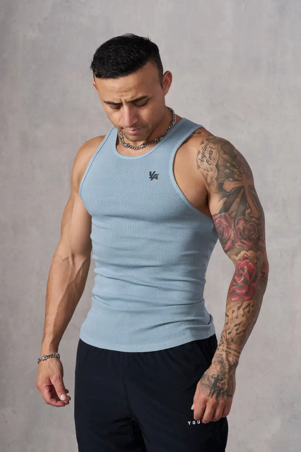314 Scoop Bottom Ribbed Tank