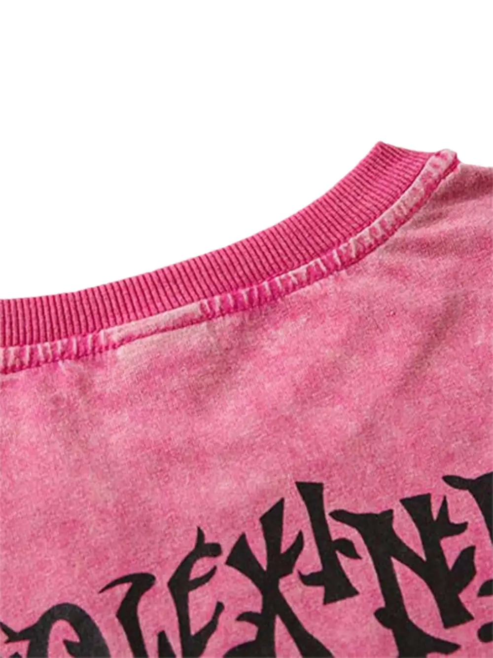 Skeleton Wings Print Raglan T-Shirt - 2083