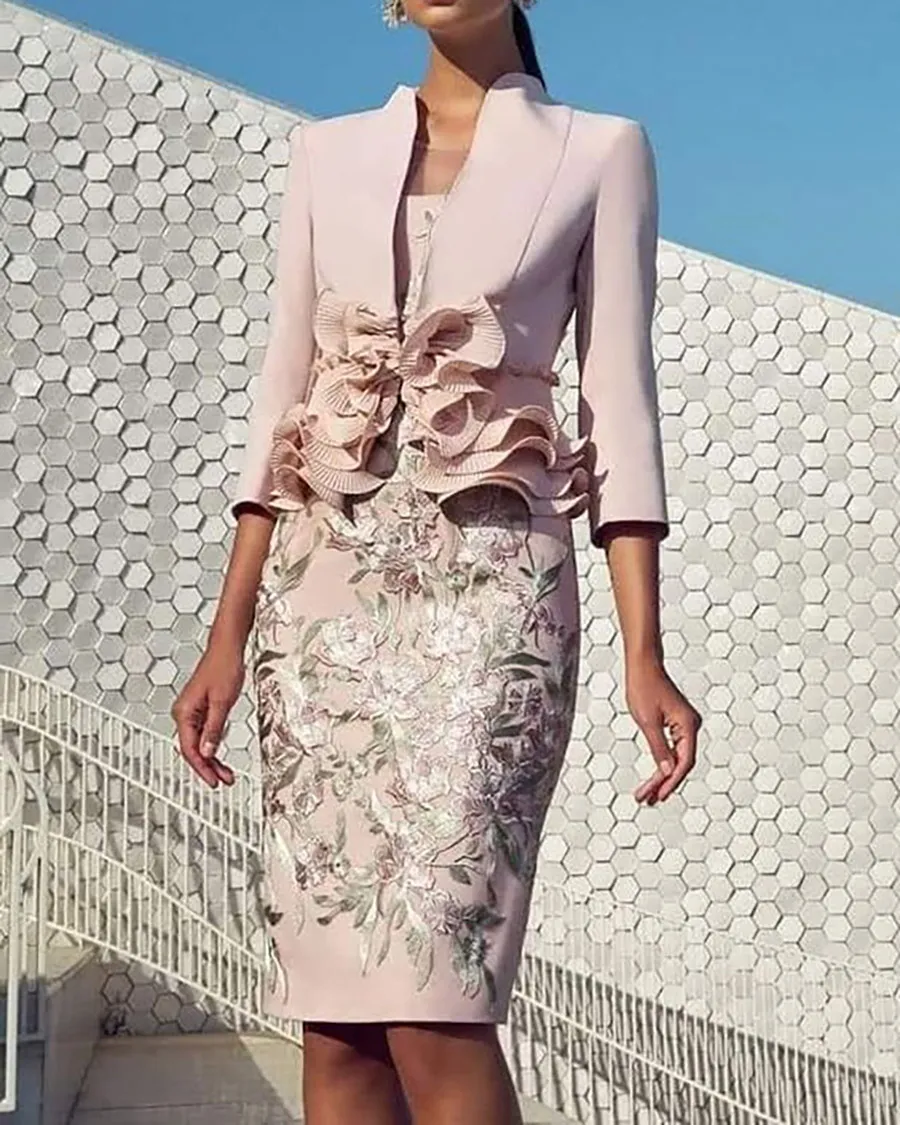 Ladies Casual Print Versatile Elegant Dress