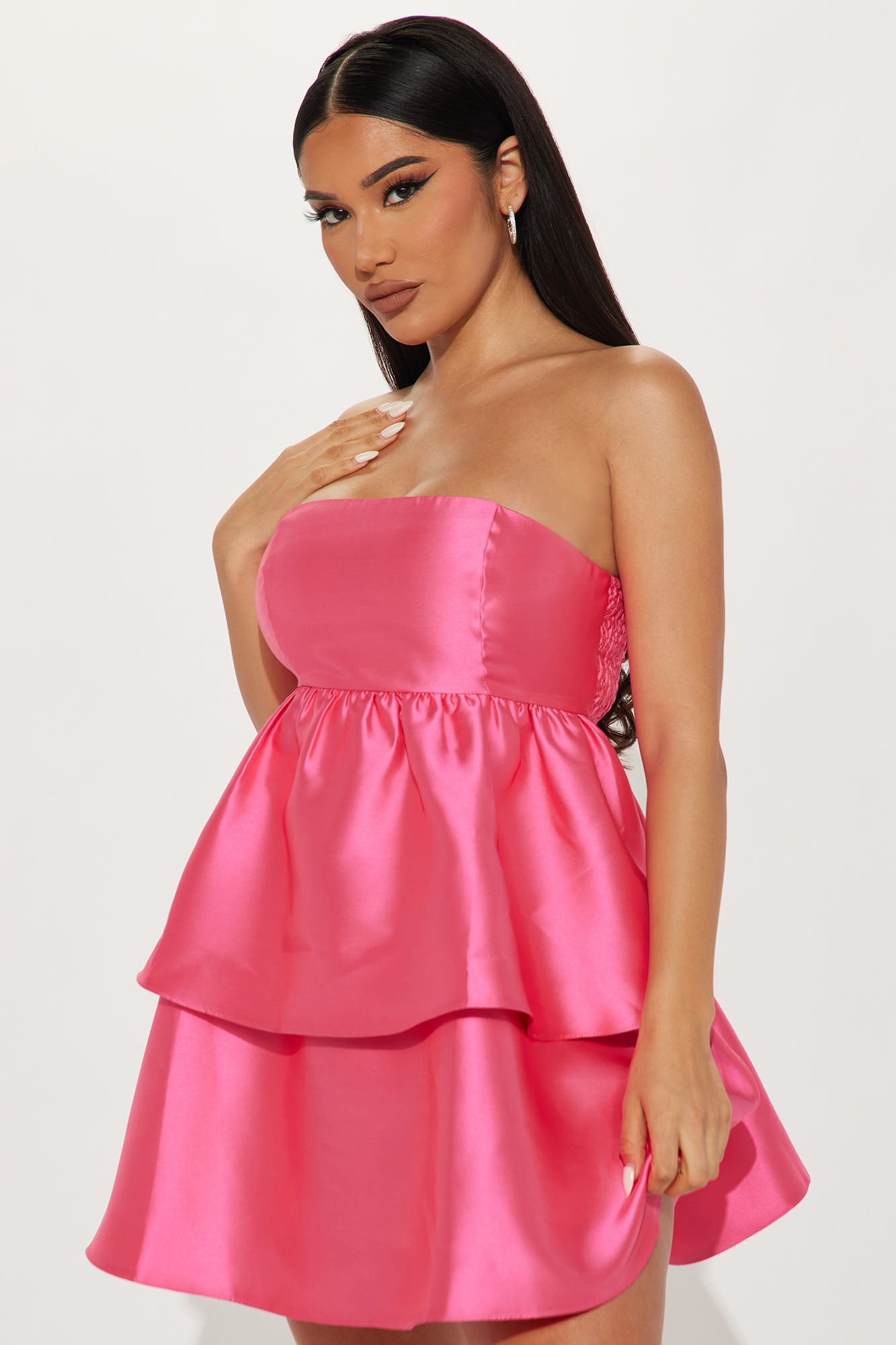Lily Rose Mini Dress - Pink