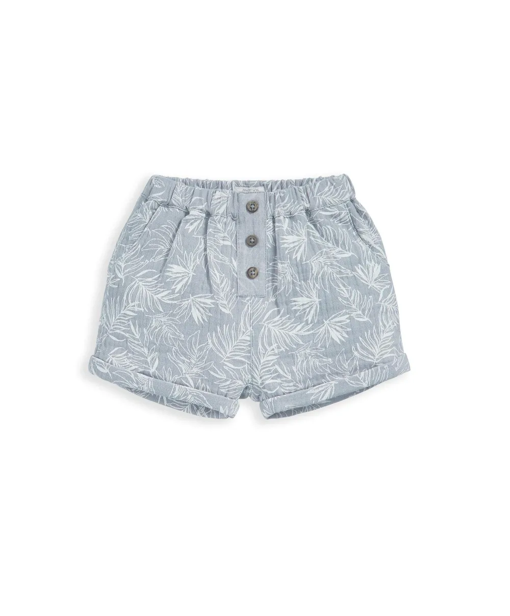 Palm Shirt & Shorts Outfit Set