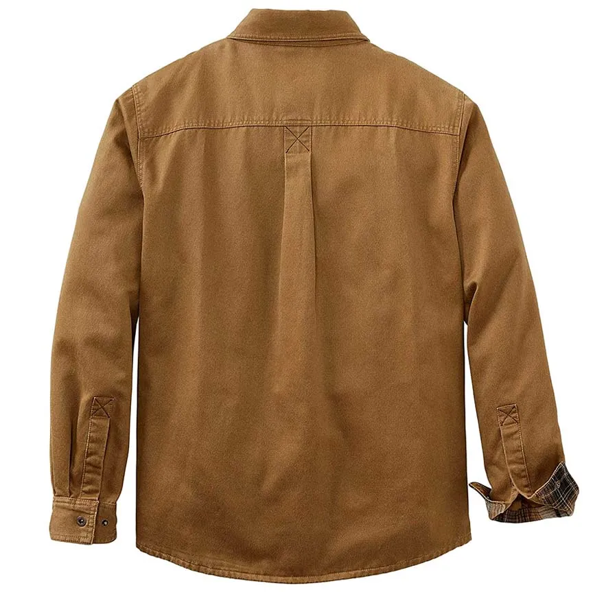 Men's Autumn And Winter Outdoor Retro Plaid Lining Design Jacket
