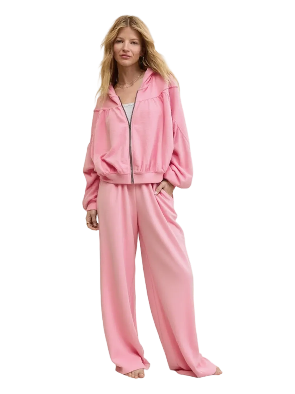 Women's 2-Piece Set: Soft Life Full Zip Sweatshirt & Soft Life Trouser