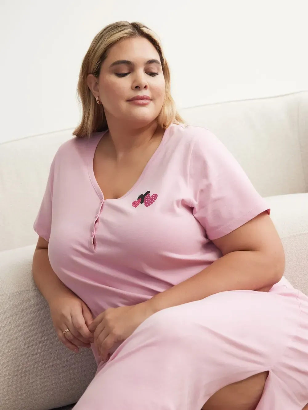 Short-Sleeve Long Sleepshirt