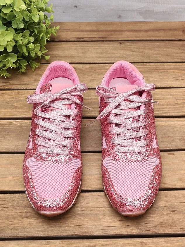 Women Muffin Rhinestone New Crystal  Platform Sneakers