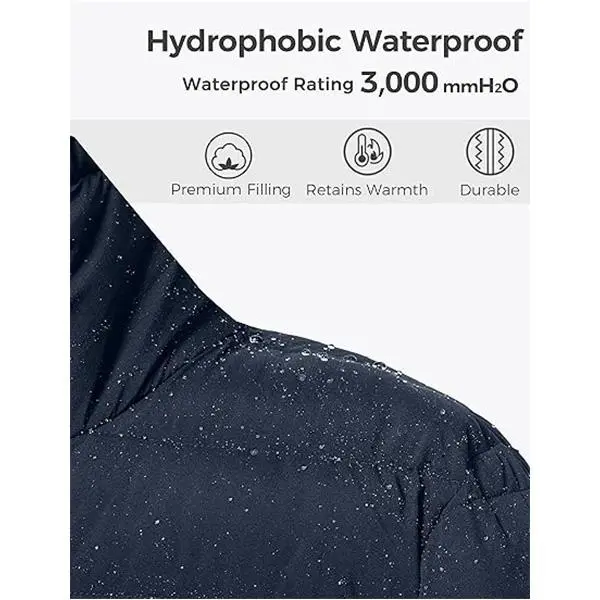 Women's Plus Size Packable Hooded Lightweight Puffer Jacket (Winter/Christmas Gift)