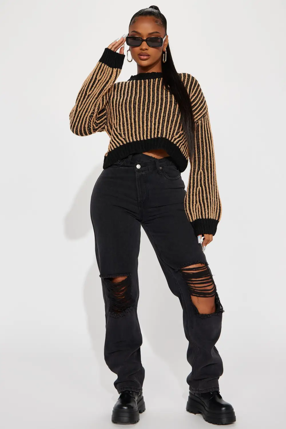 Motivated Mood Sweater - Black/combo