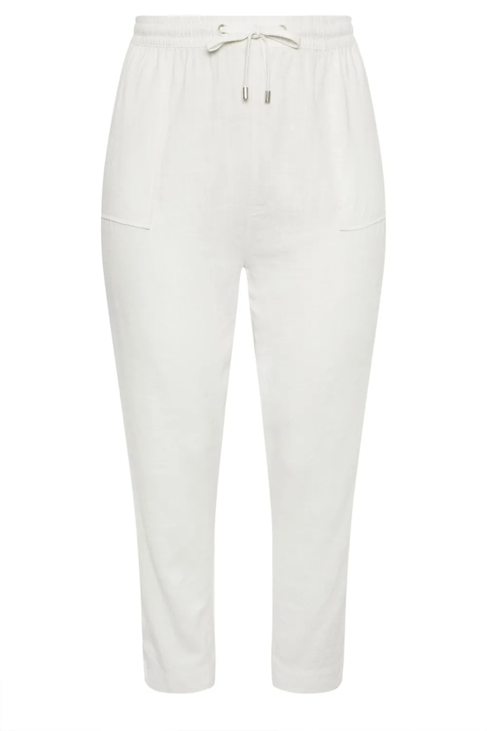 YOURS Curve Black Linen Joggers