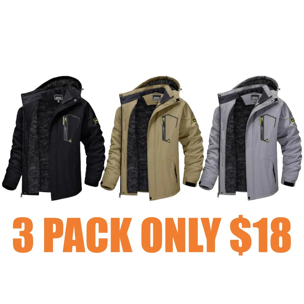 Men's Winter Skiing Jackets Water Resistant Fleece Coats