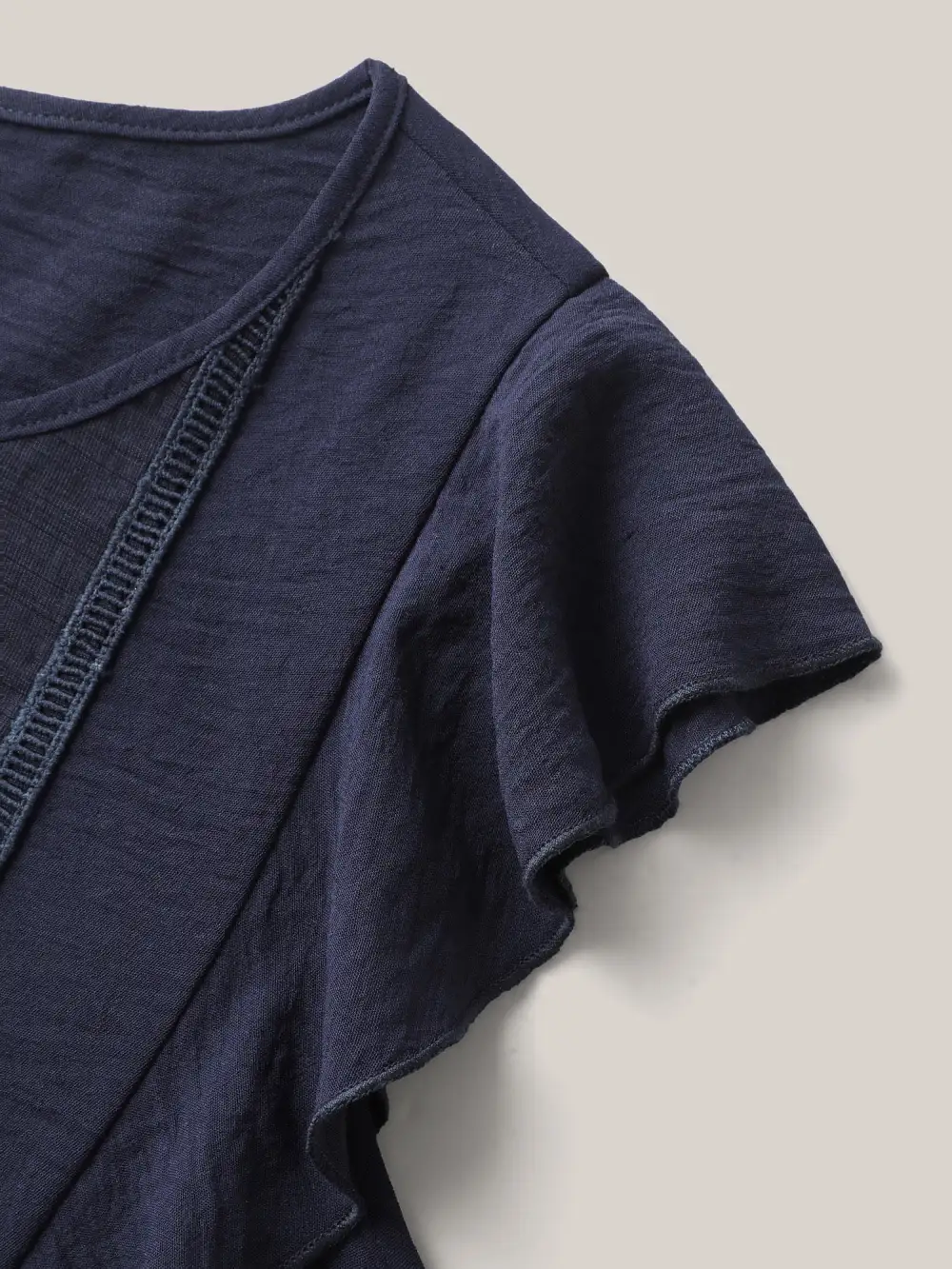 Floral Boho Print Ruffled Plain Blouse