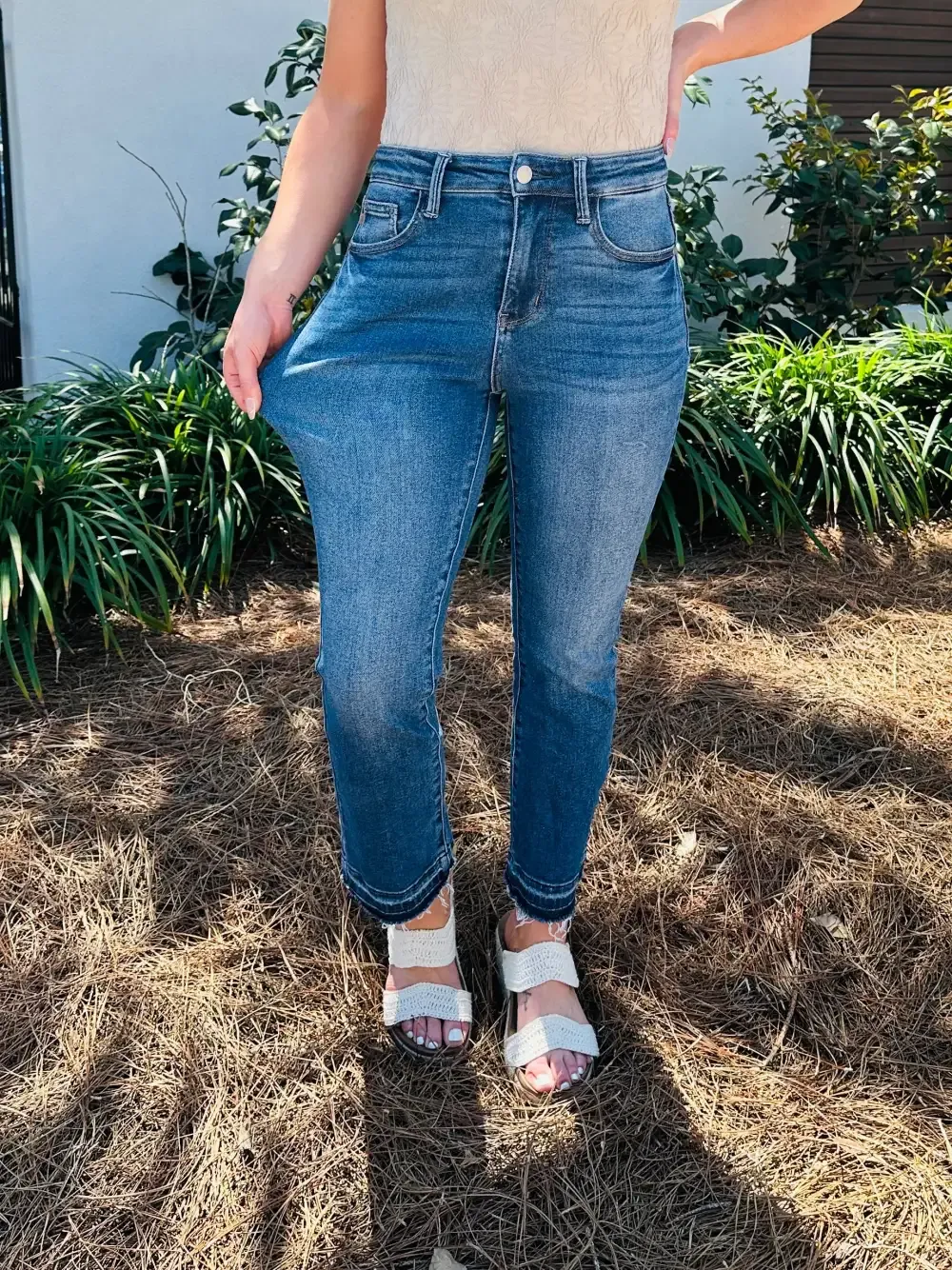 Judy Blue When Summer Kicks In Kick Flare Jeans