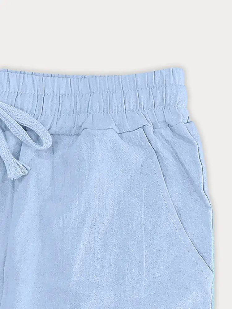 Casual Simple 100% Cotton Shirt Set