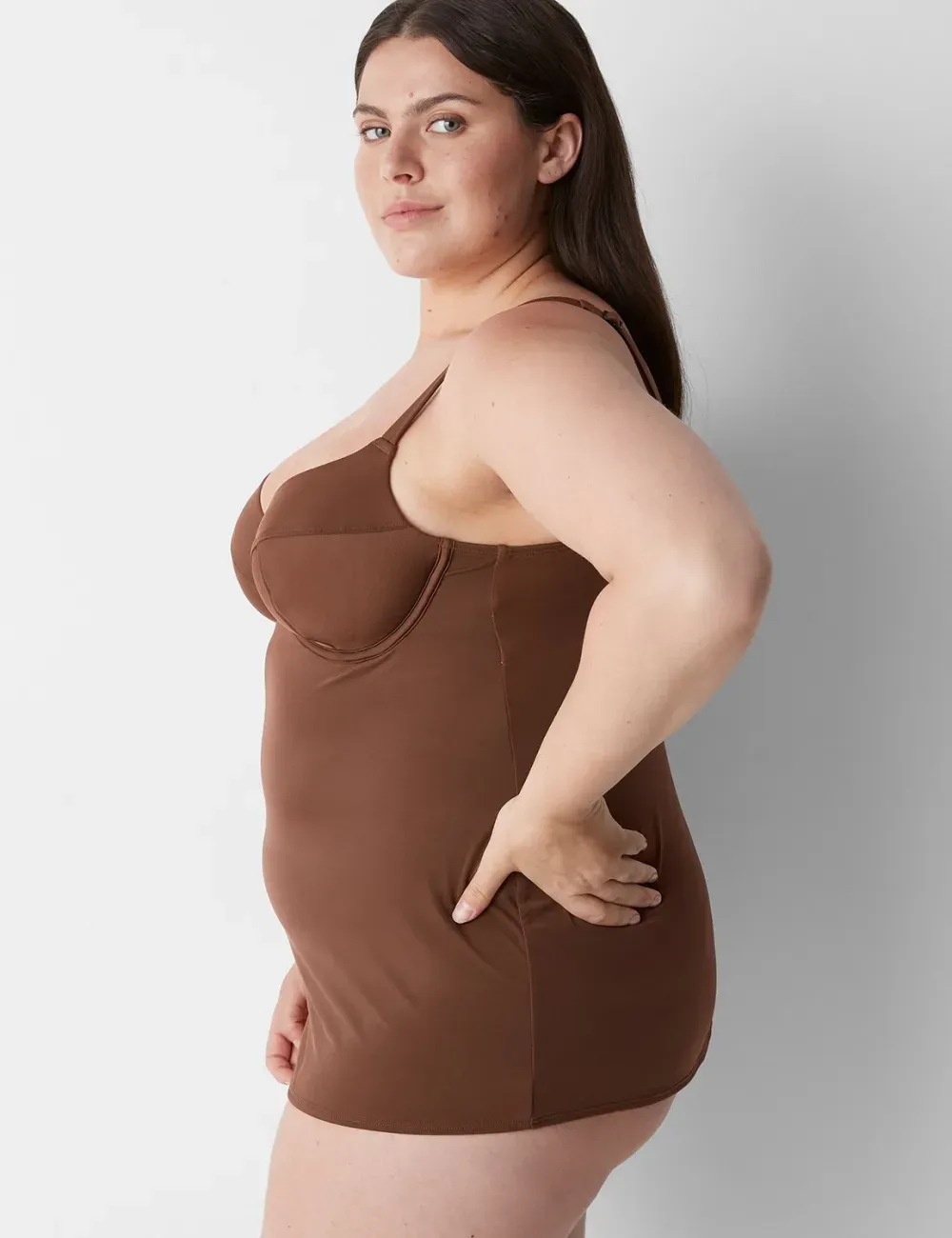 Fitted Underwire Balconette Swim Tankini