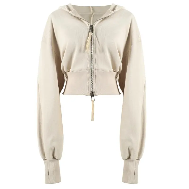 Women's Stylish Athletic Cropped Hoodie