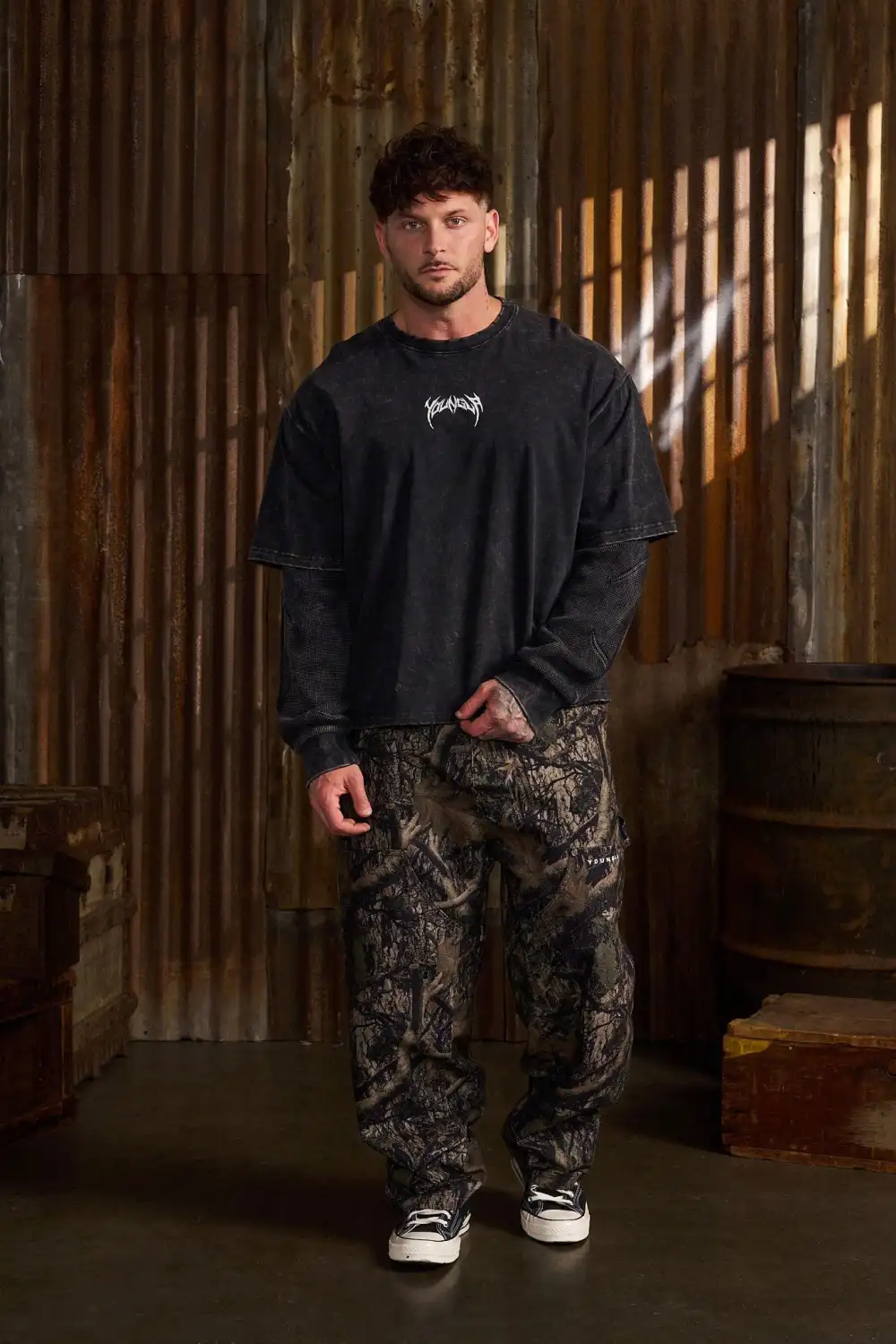 2059 - Carpenter Tree Camo Jeans
