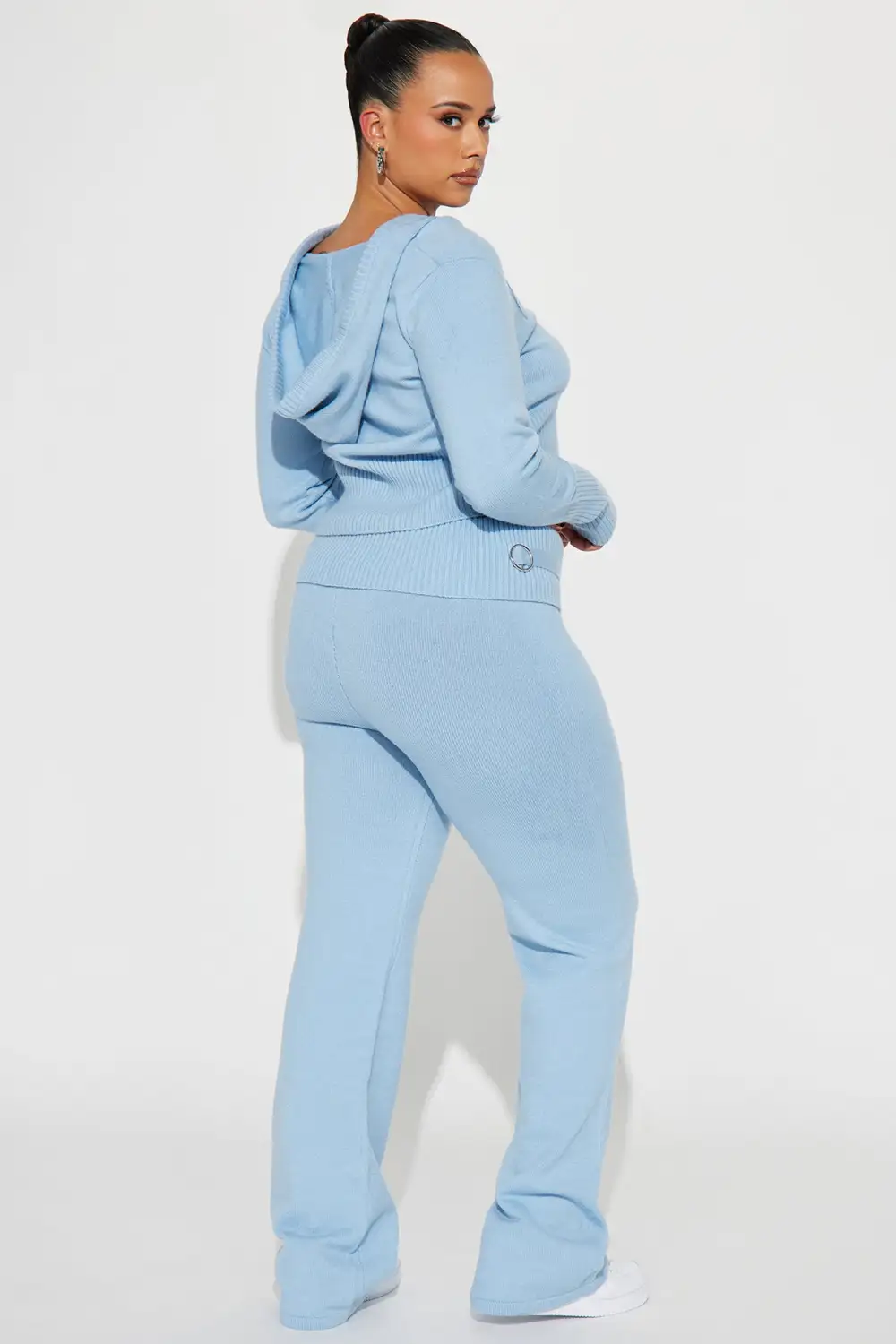 Lana Sweater Pant Set - Light Blue