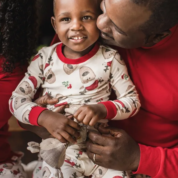 Guide My Sleigh Matching Organic Cotton Pajamas