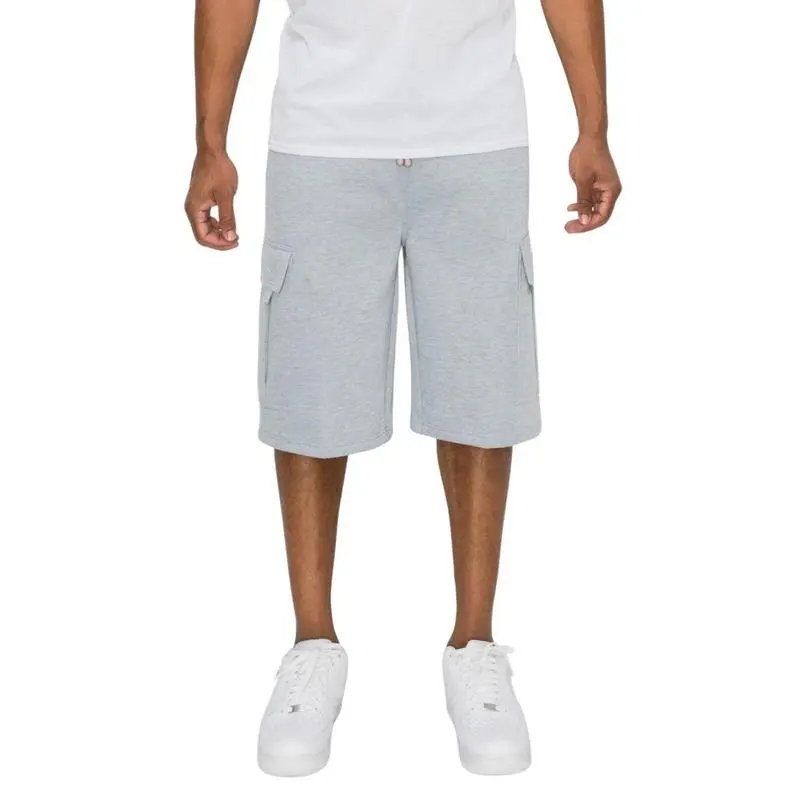 Baggy Fit Men’s Fleece Shorts with Functional Cargo Pockets