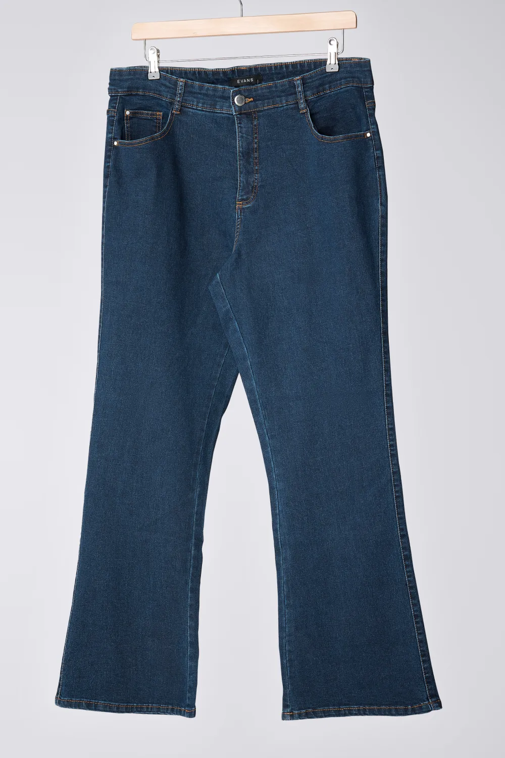 EVANS Curve Fit Black Bootcut Jeans