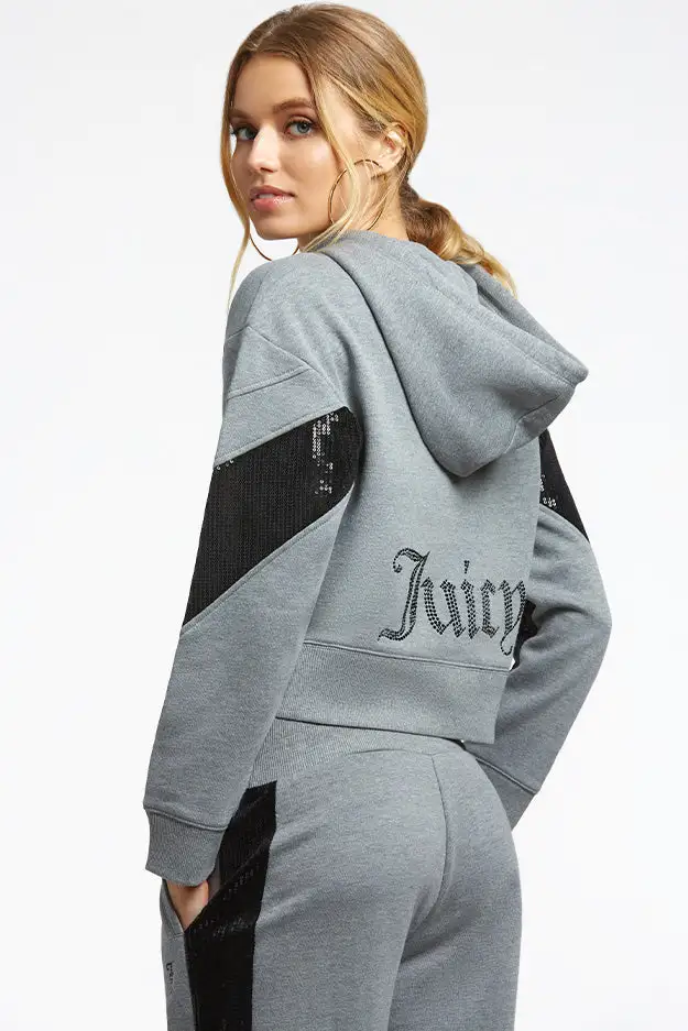 Sequin Fleece Hoodie—REJUICED