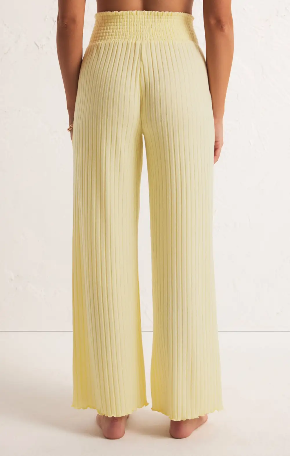 Dawn Smocked Rib Pant