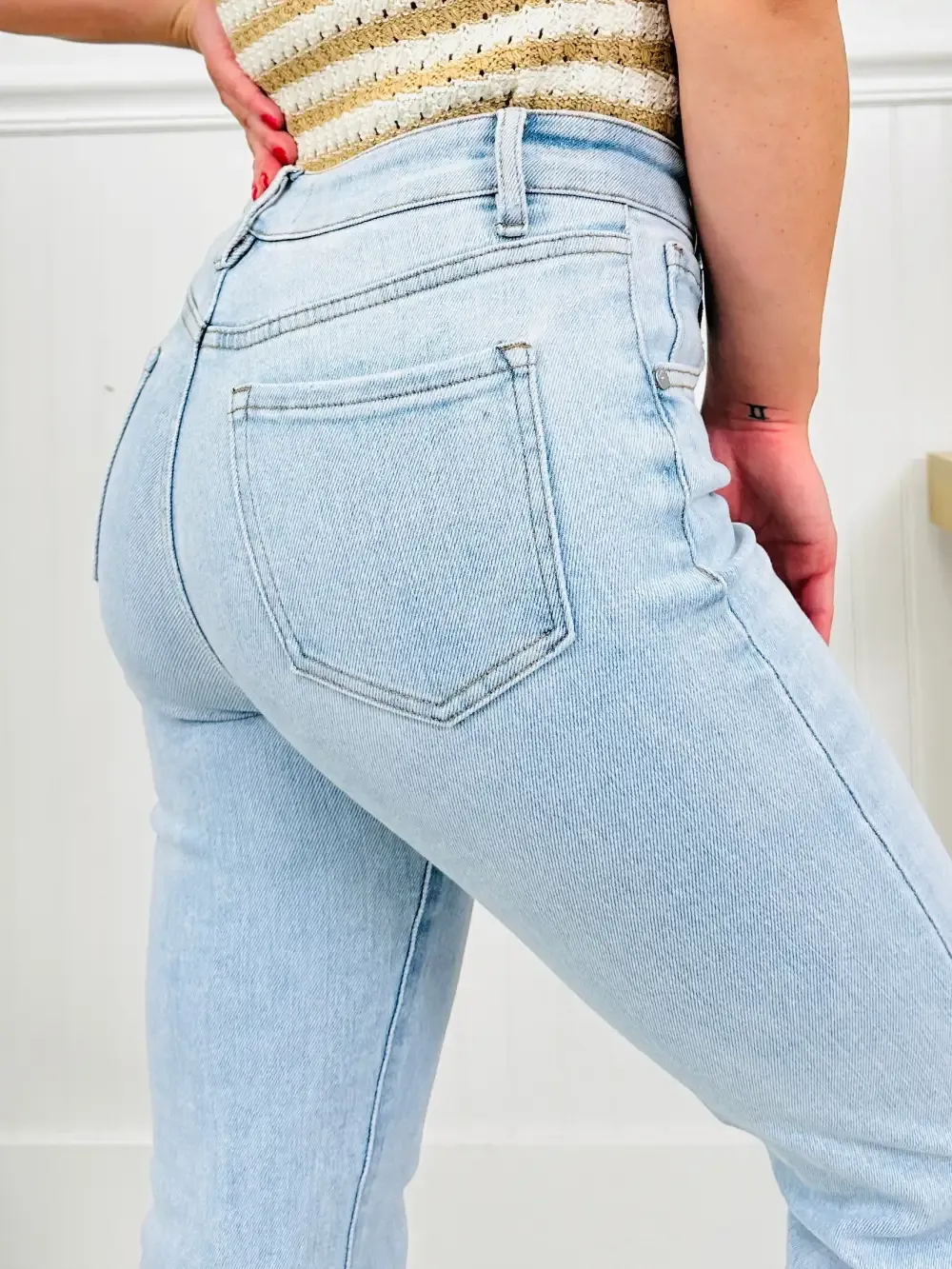 MOCO Exclusive Not Your Mother's Tummy Control Mom Jeans