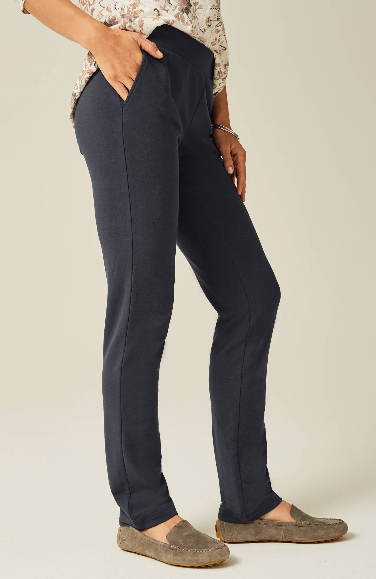 pure jill affinity slim-leg pants