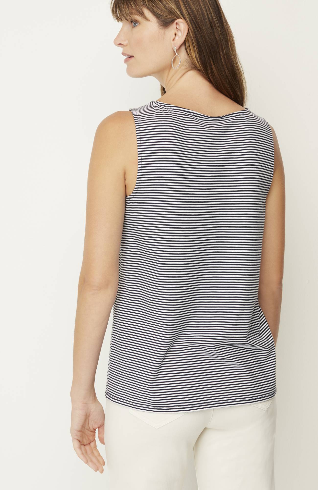 pima-stretch knit tank