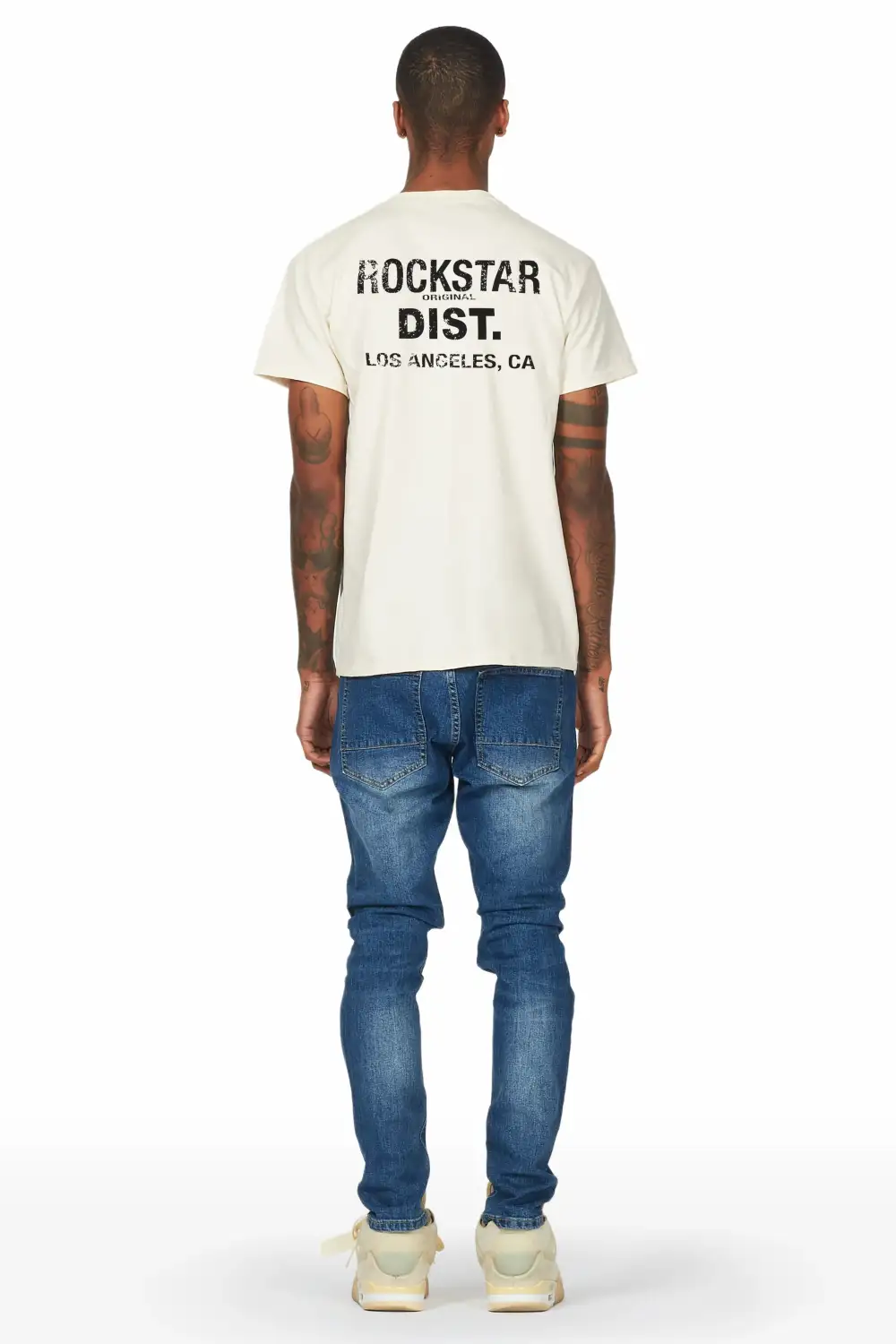 Lake Beige/Black T-Shirt/Slim Fit Jean Bundle