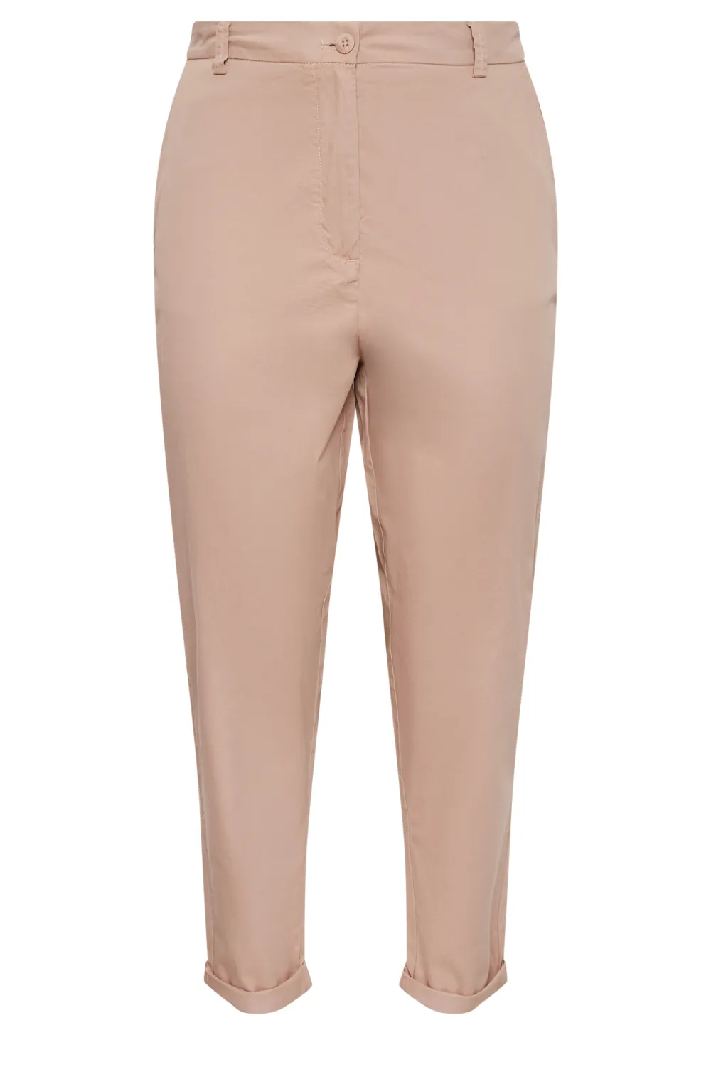 YOURS Curve Dark Blue Straight Leg Chino Trousers