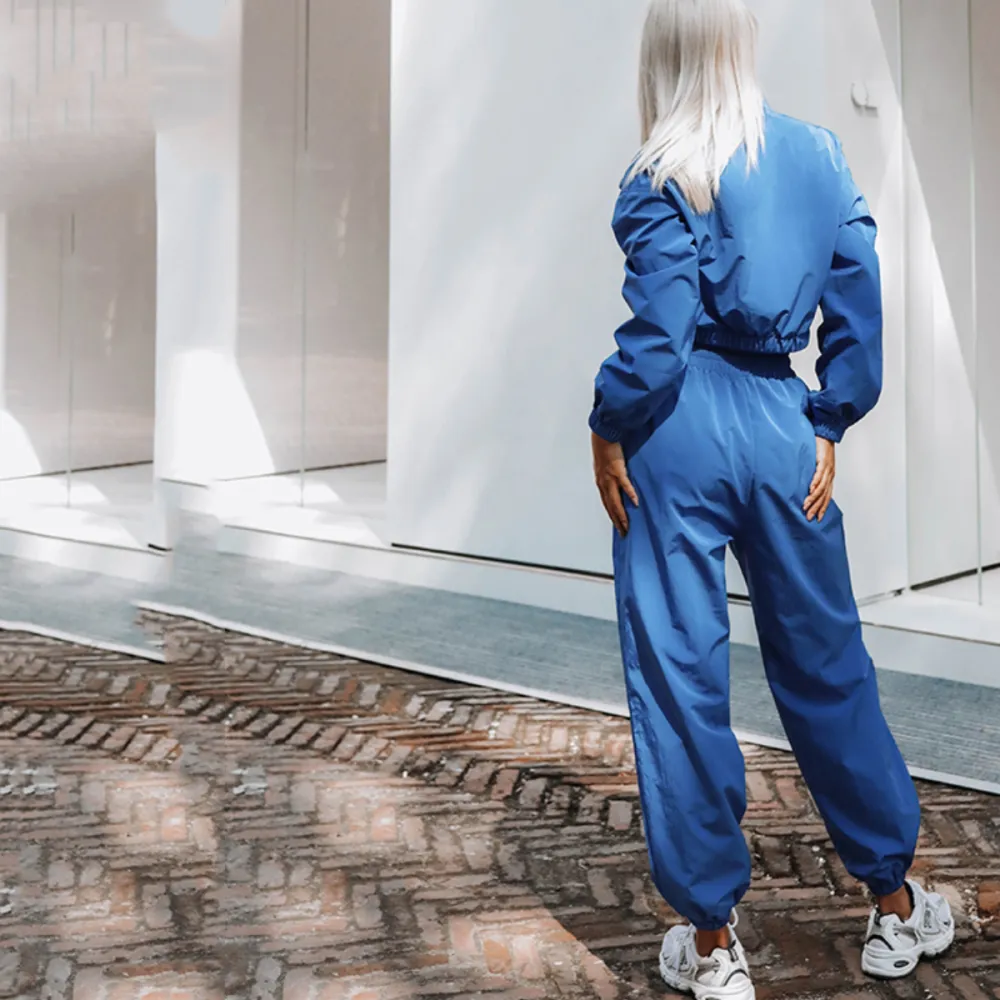 Cardigan Long-sleeved Top Loose Trousers Two-Piece Suit
