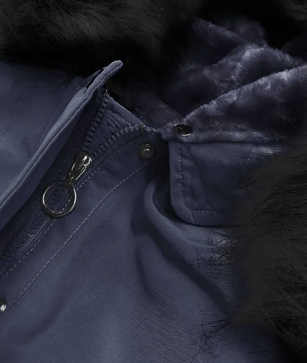 WATERPROOF LADIES 'PARKA NAVY BLUE