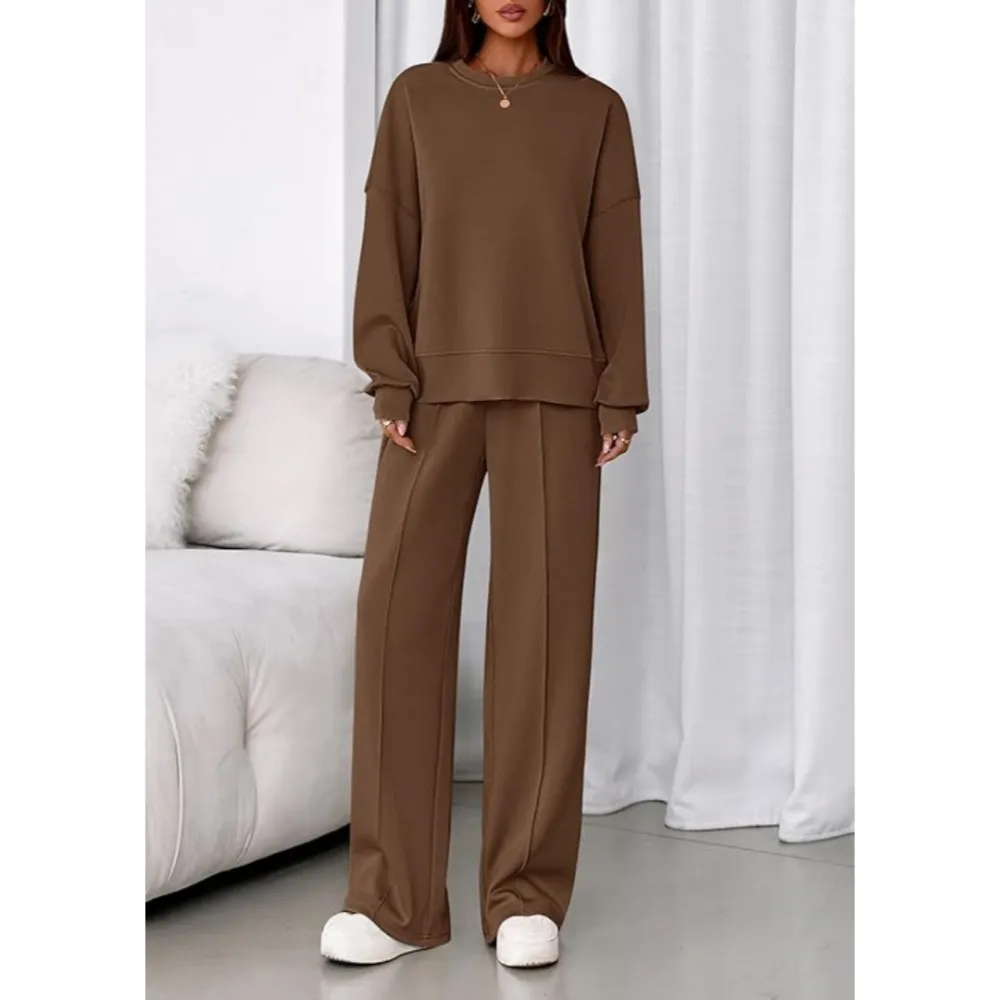 Women's Simple Casual Sports Two-Piece Set