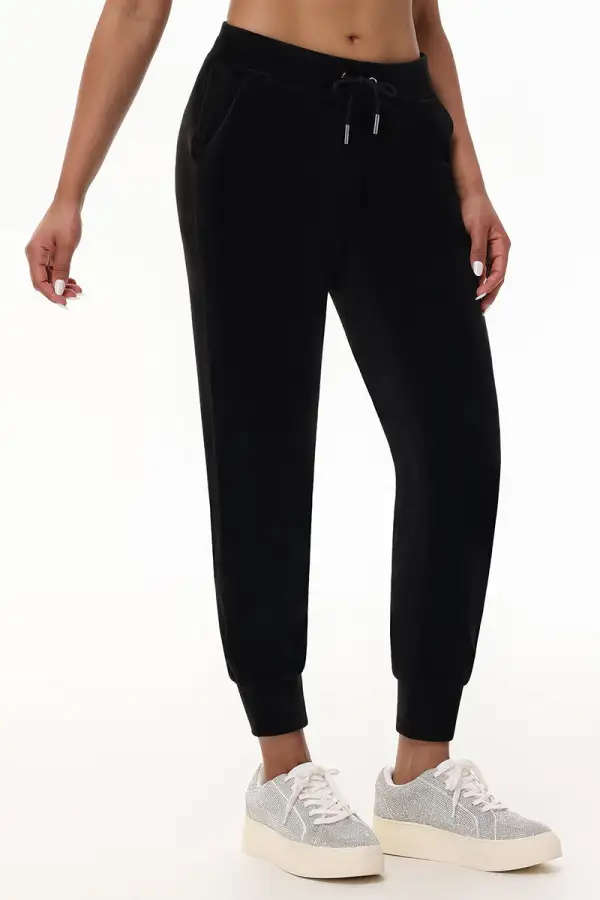 Big Bling Velour Jogger