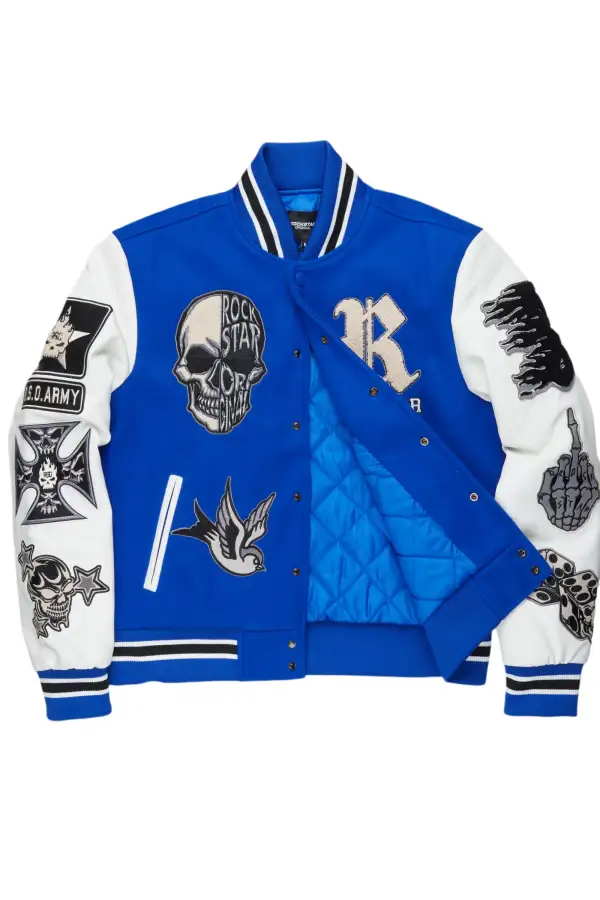 Vidar Royal Blue Varsity Jacket
