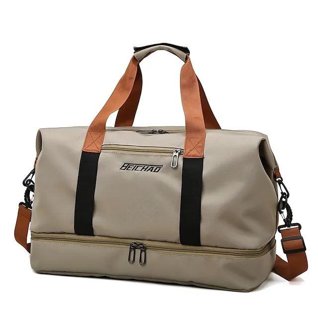 Dry And Wet Separation Large Capacity Travel Bag Casual Outdoor Luggage Bag Handbag