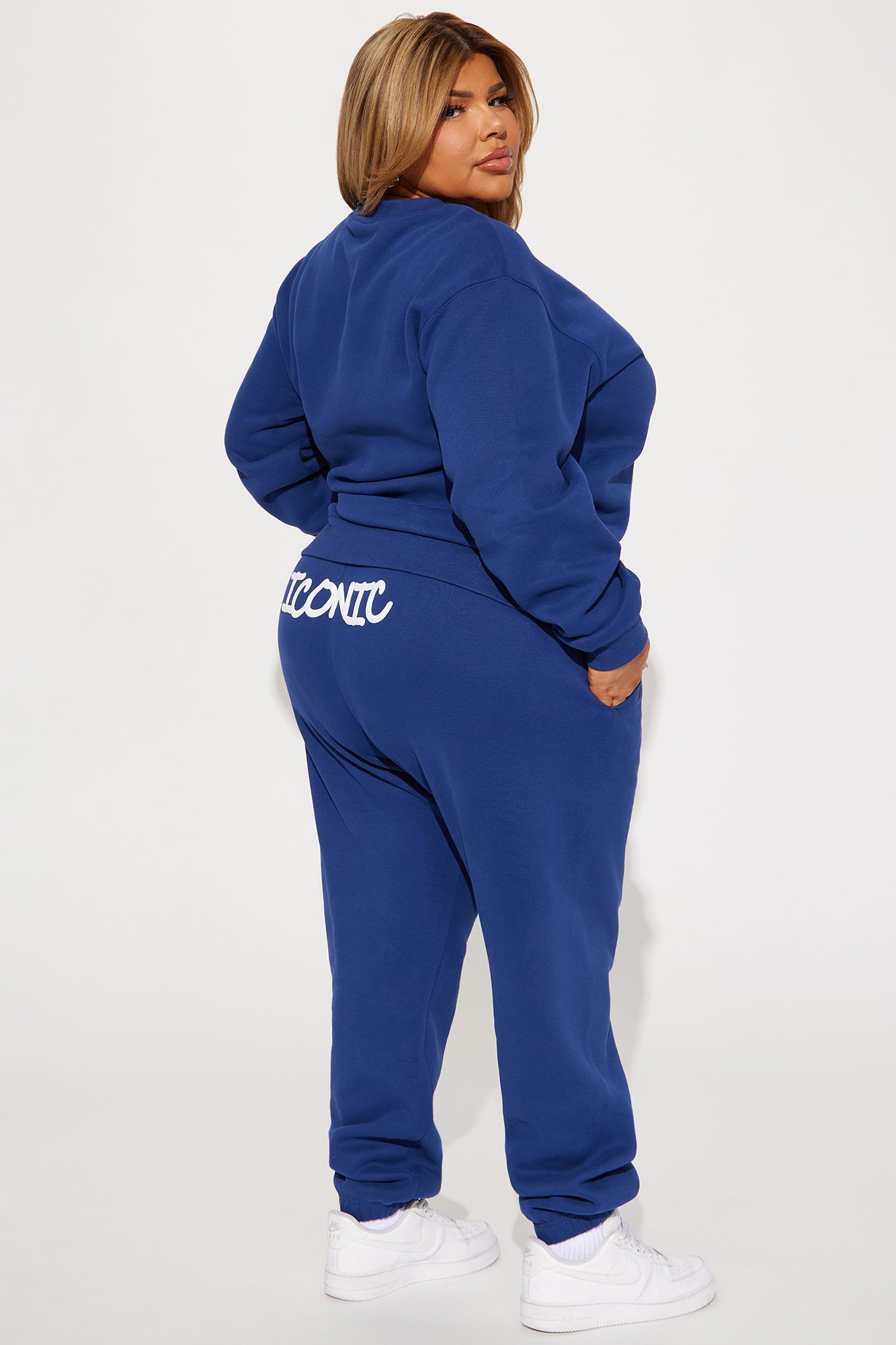 Iconic Sweatpant Set - Navy