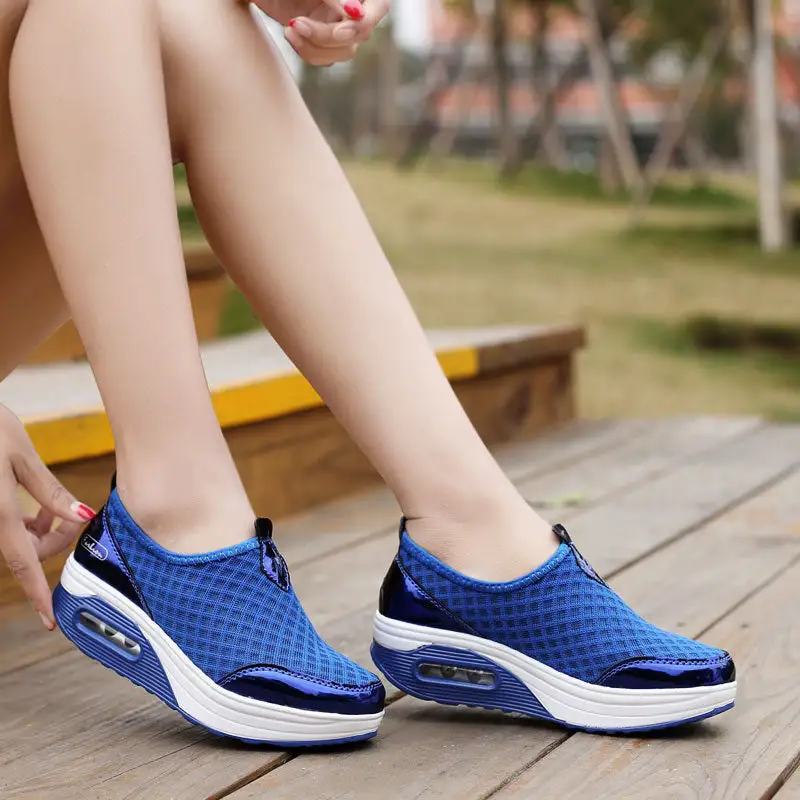 Slip On Ladies Wedge Sneakers