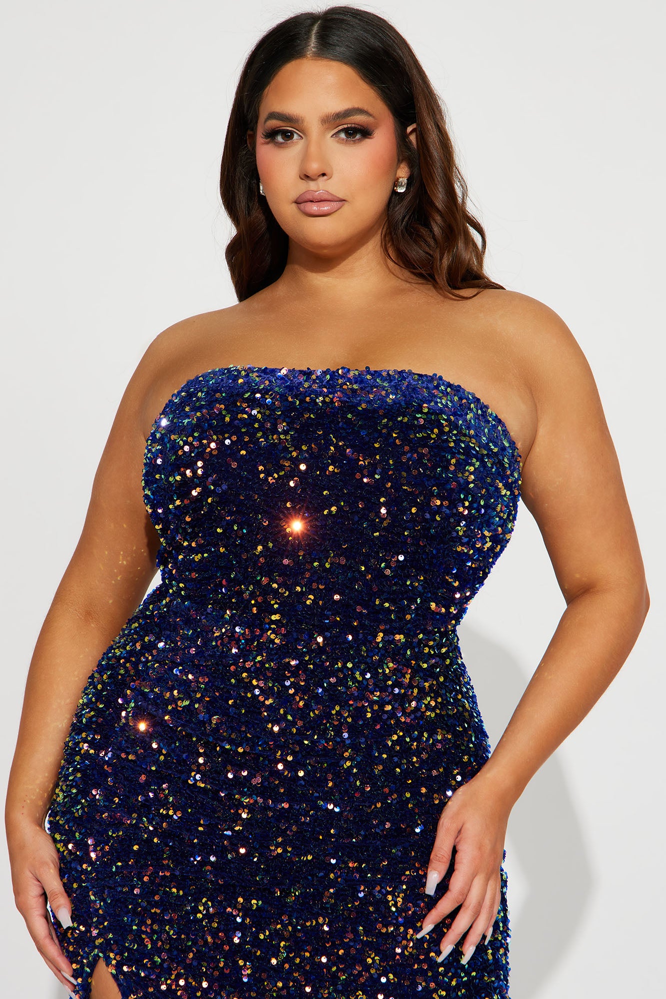Award Nominated Sequin Maxi Dress - Multi Color