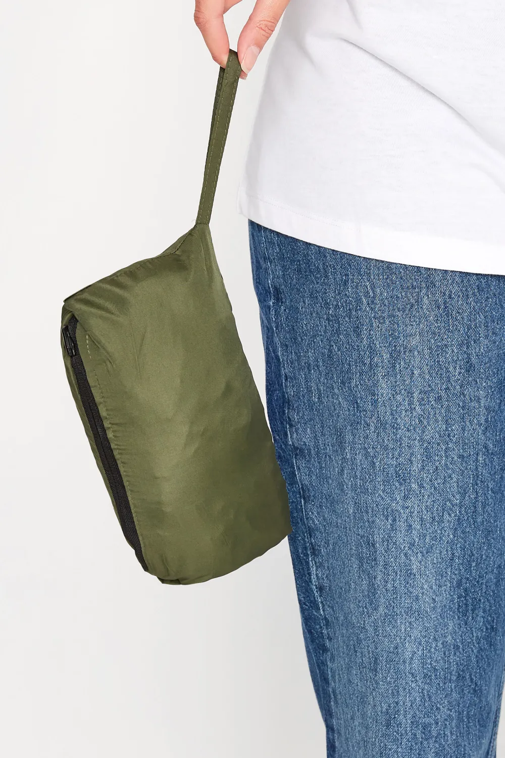 LTS Tall Khaki Green Pocket Parka