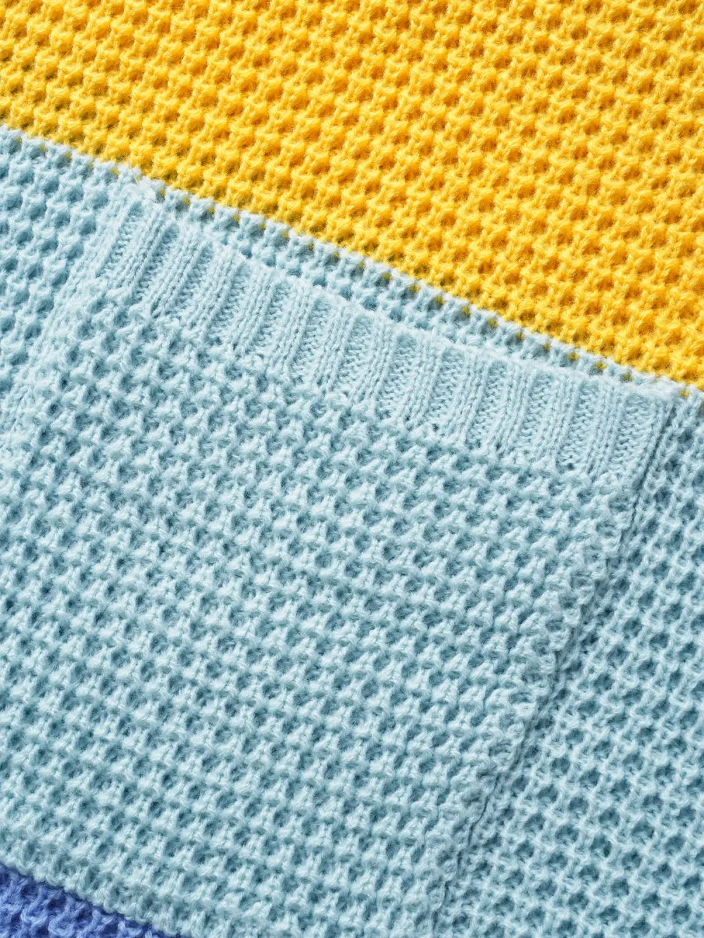 Colorblock Contrast Drop Shoulder Pocket Cardigan