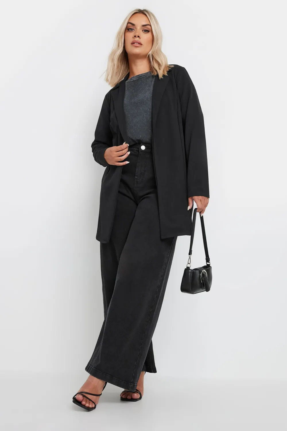 YOURS Curve Hot Pink Longline Blazer