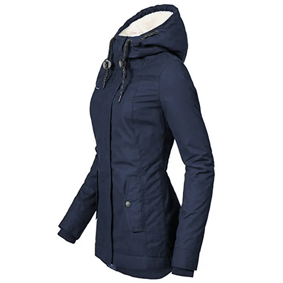 Women's Parka Street Fall Winter Long Coat