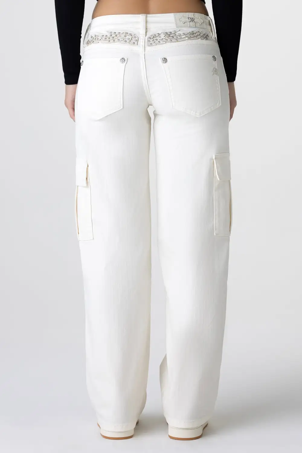 Evelyn Denim Cargo Jeans